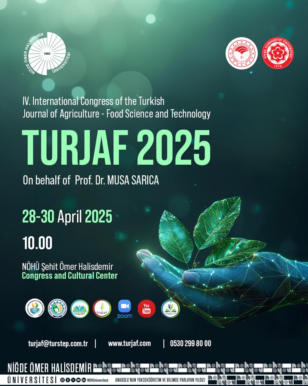 					View IV. International Congress of the Turkish Journal of Agriculture - Food Science and Technology, Niğde, Türkiye
				